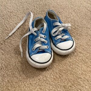 Converse Kids Blue and White Sneakers